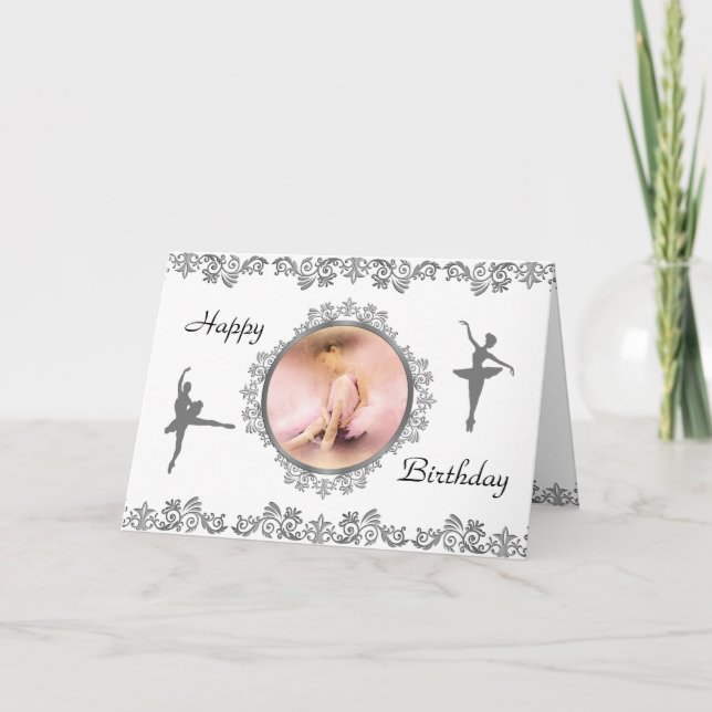 Carte Voiture de citation Inspiration Ballerina Princess (Devant)