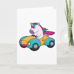 Carte Voiture Licorne