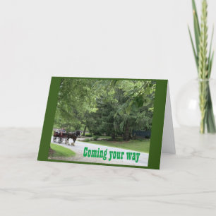 CARTE *VOITURE REMPLIE* DE SOUHAITS POUR *VOTRE ANNIVERS