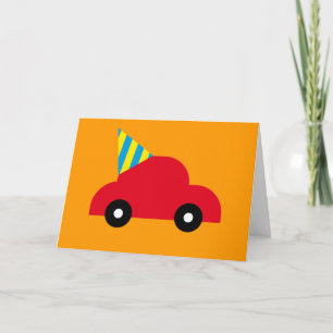 Carte Voiture rouge