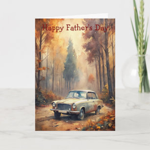 Carte Voiture Vintage