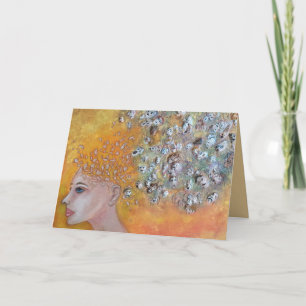 Carte Voix Art Strong Woman