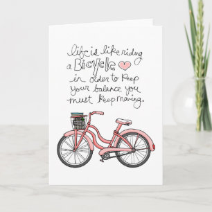 Carte vol25 vie c'est comme rouler à vélo