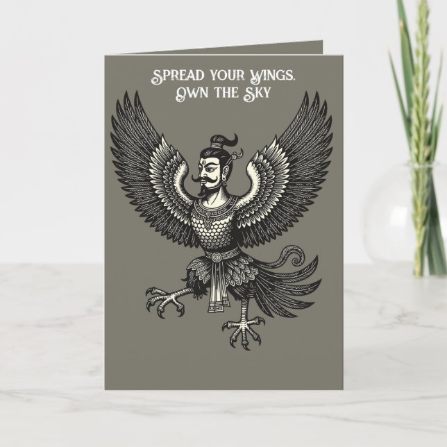 Carte Vol de l'aigle humain Garuda (Devant)