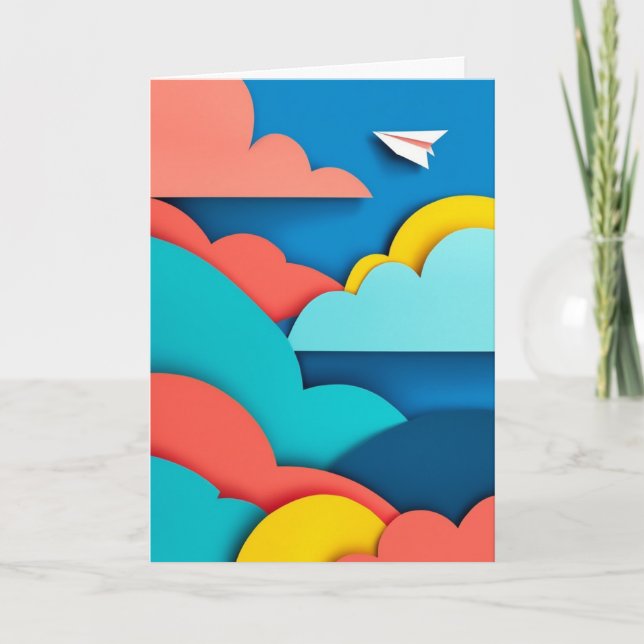 Carte Vol de Nuages Superposés (Devant)