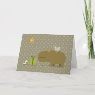 Carte Vol d'Hippo et de son ami Little Worm