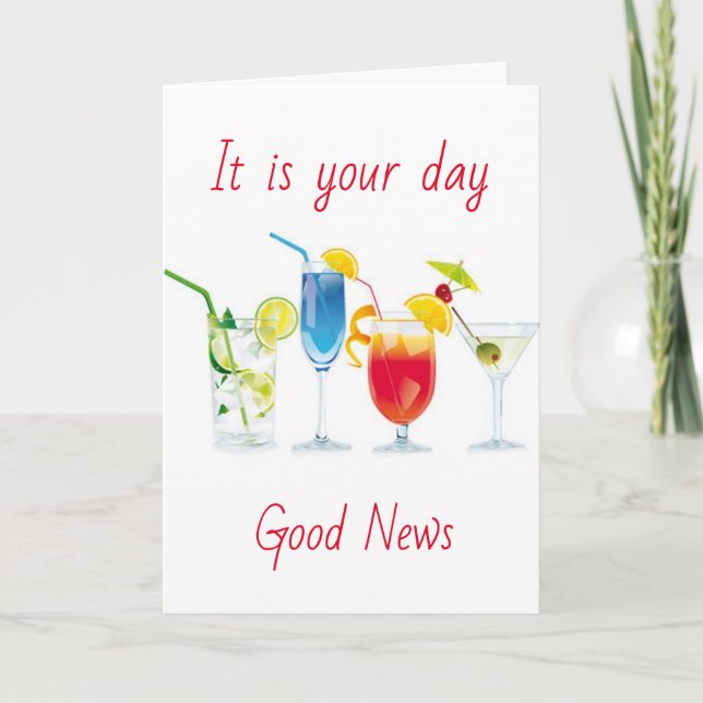 CARTE **VOL ET SOUHAITS D'ANNIVERSAIRE** (Devant)