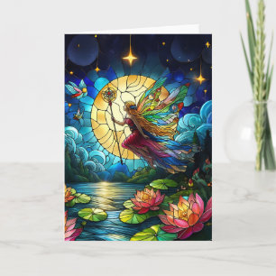 Carte Vol Fairy Moonlight Verre Coloré