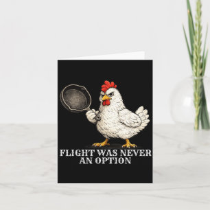 Carte Vol N'était Jamais Une Option Drôle De Poulet Et P