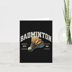 Carte Volant de badminton