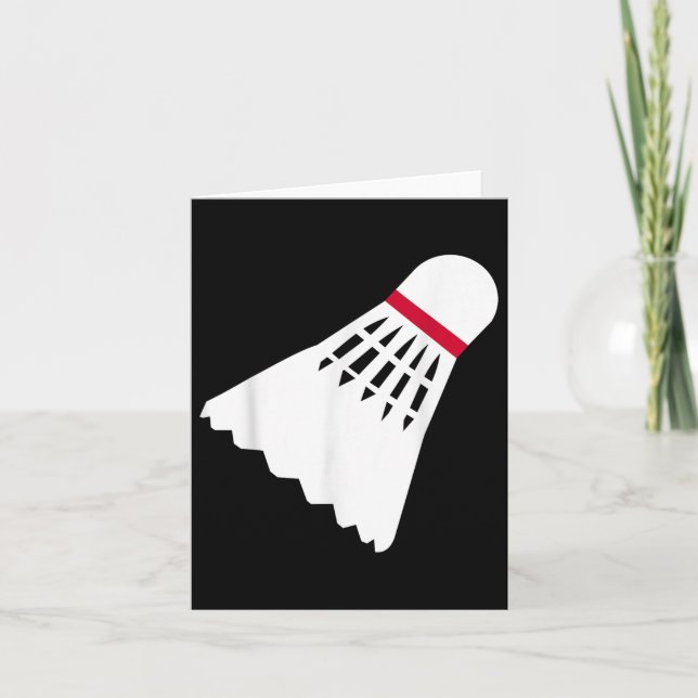 Carte Volant de badminton (Devant)