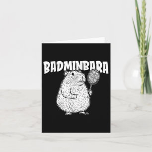 Carte Volant de badminton Capybara - Badminb de raquette