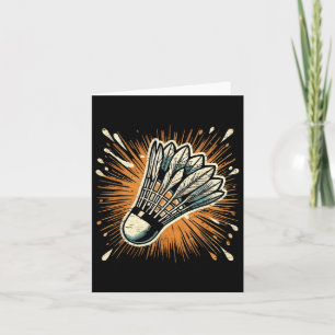 Carte Volant de badminton d'art Splash