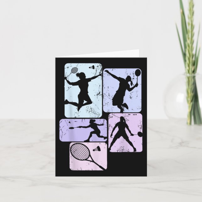 Carte Volant de badminton filles femmes  (Devant)