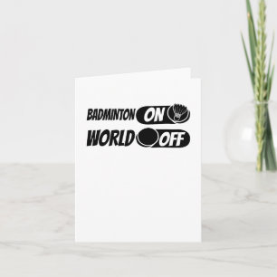 Carte Volant de badminton Racket - Team Badminton On Wor