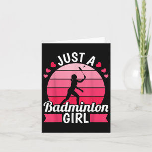 Carte Volant de Badminton Raquette - Raquette Juste Un B