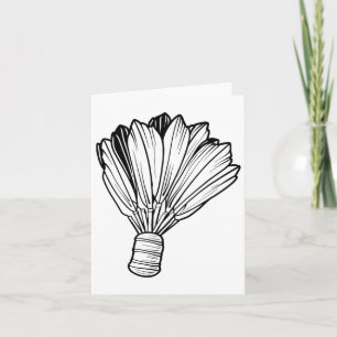 Carte Volant de badminton Sketch Sports intérieurs