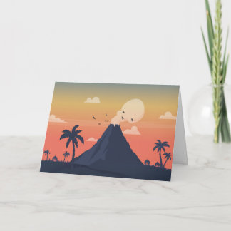 Carte Volcano Mountain Scene Designer