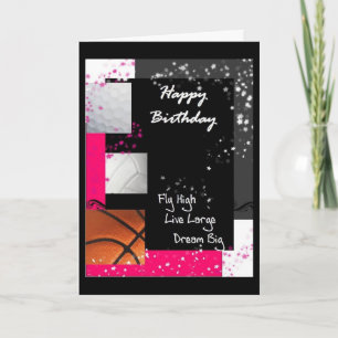 Carte Voler Haut, Vivre Grand, Rêver Grand