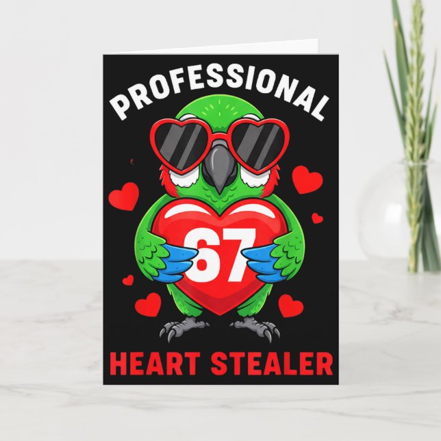 Carte Voleur de cœur professionnel Saint-Valentin 67 Mem (Devant)