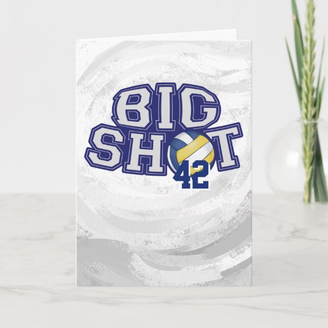 Carte Volley-ball Big Shot (Devant)