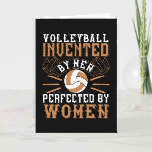 Carte Volley-Ball - Inventé Par Des Hommes Perfectionnés
