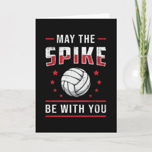 Carte Volley-ball Peut-Être Le Spike Be With You Retro P