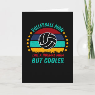 Carte Volleyball Maman - Cool Fête des mères Cadeau