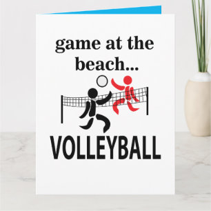 Carte Volleyball Volleyball de plage