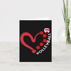 Carte Volleybyll Saint-Valentin Cœur Volleyll Amoureux F
