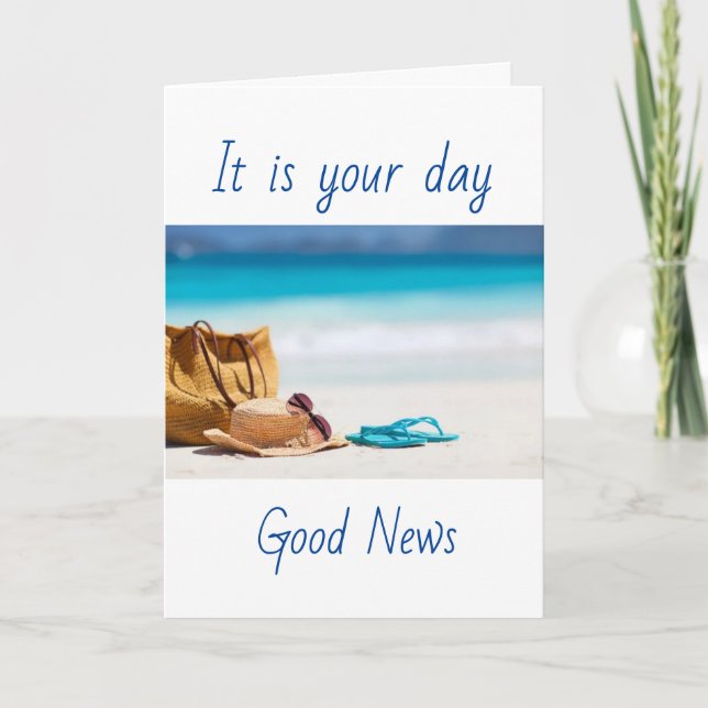 CARTE **VOLS ET SOUHAITS D'ANNIVERSAIRE** (Devant)