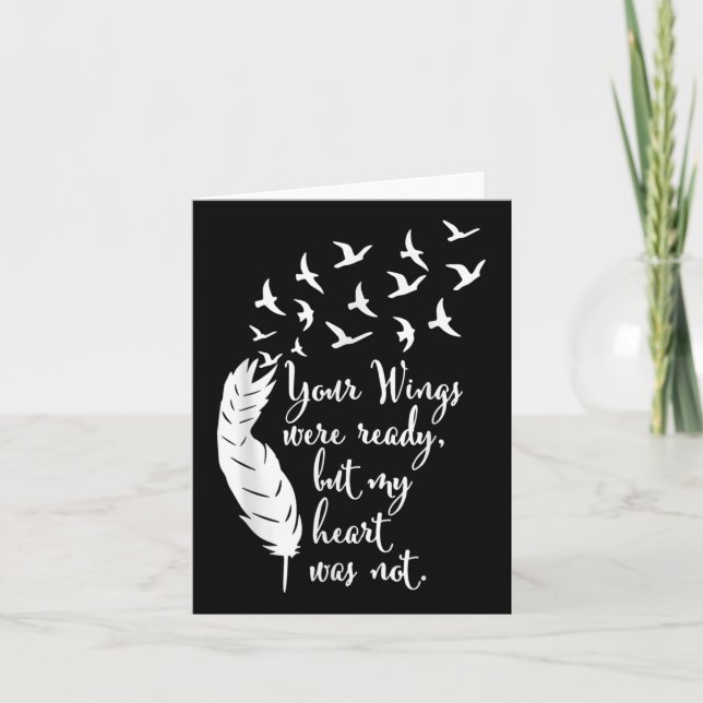 Carte Vos ailes étaient prêtes, Jour de commémoration, E (Devant)