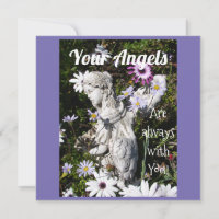 Vos anges sont toujours avec vous Floral Angel Fla