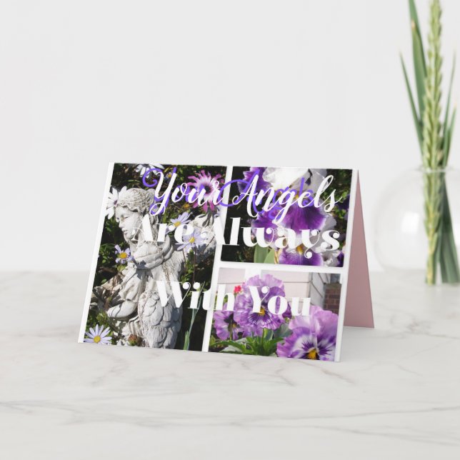 Carte Vos Anges Sont Toujours Avec Vous Obtenez Bonne Ca (Devant)