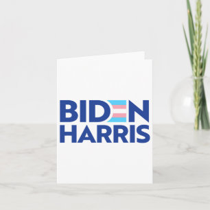Carte Vote Biden Harris Président Trans Pride Drapeau Jo
