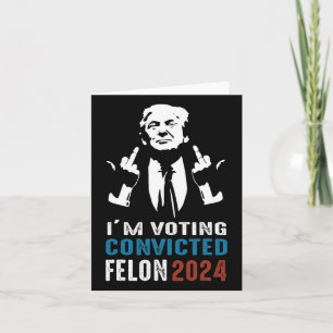 Carte Vote condamné Felon 2024