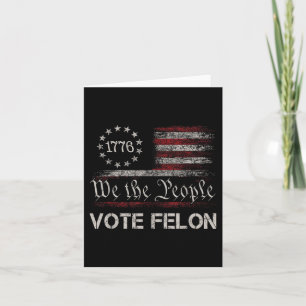 Carte Vote Felon Trump 2024 45 Et 47 Drôle Vote Pour Le