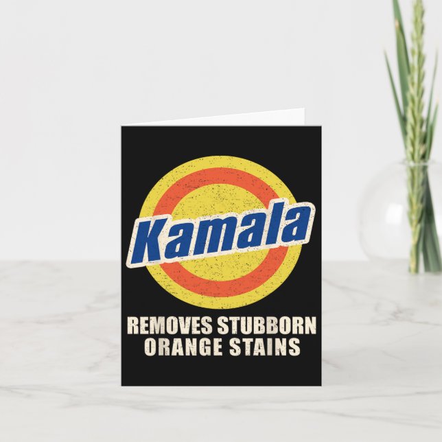 Carte Vote Remove Stube Orange Stains Harris Funny Vo (Devant)