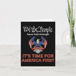 Carte Vote républicain Trump 2024 L'Amérique d'abord Nou