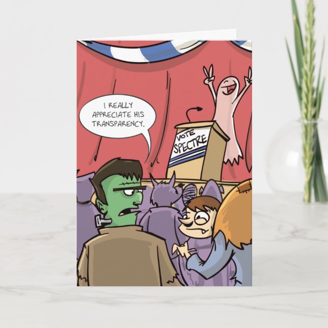 Carte Vote Specter | Halloween politique (Devant)