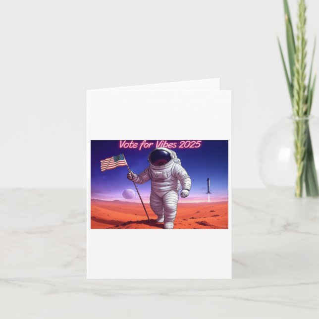 Carte Voter Pour Vibes 4 Sticker (Devant)