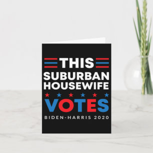 Carte Votes de la ménagère de banlieue Biden Harris 2020