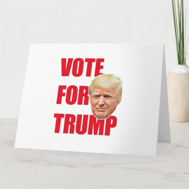 Carte Votez pour Trump  (Devant)