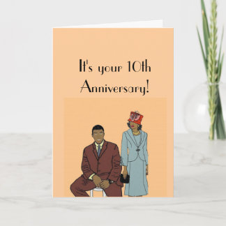 Carte Votre 10ème anniversaire