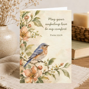 Carte Votre amour inaltérable Encouragement chrétien