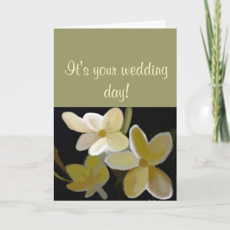 Carte Votre jour de mariage