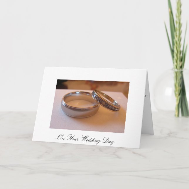 Carte Votre jour du mariage (Devant)