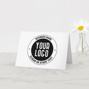 Carte Votre logo ou design d'entreprise Texte éditable