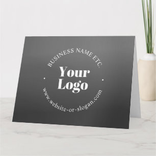 Carte Votre logo ou design d'entreprise & texte modifiab