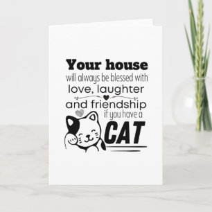 Carte Votre maison sera toujours bénie d'amour,